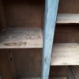 Patinated industrial wardrobe