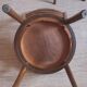 Lot de 4 chaises bistrot Baumann assises rondes.