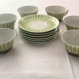 Porcelain tea or vintage coffee set