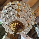 Hot air balloon chandelier with tassels