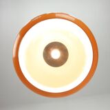 Large Space Age Brown Pendant Lamp from Guzzini, 1960s