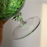Large translucent green empoli vase