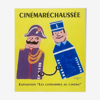 Original Cinémaréhaus poster by Raymond Savignac - Small Format - On linen