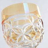Mid-Century Hand Blown Crystal Wine Glasses from Hofbauer, Set of 6