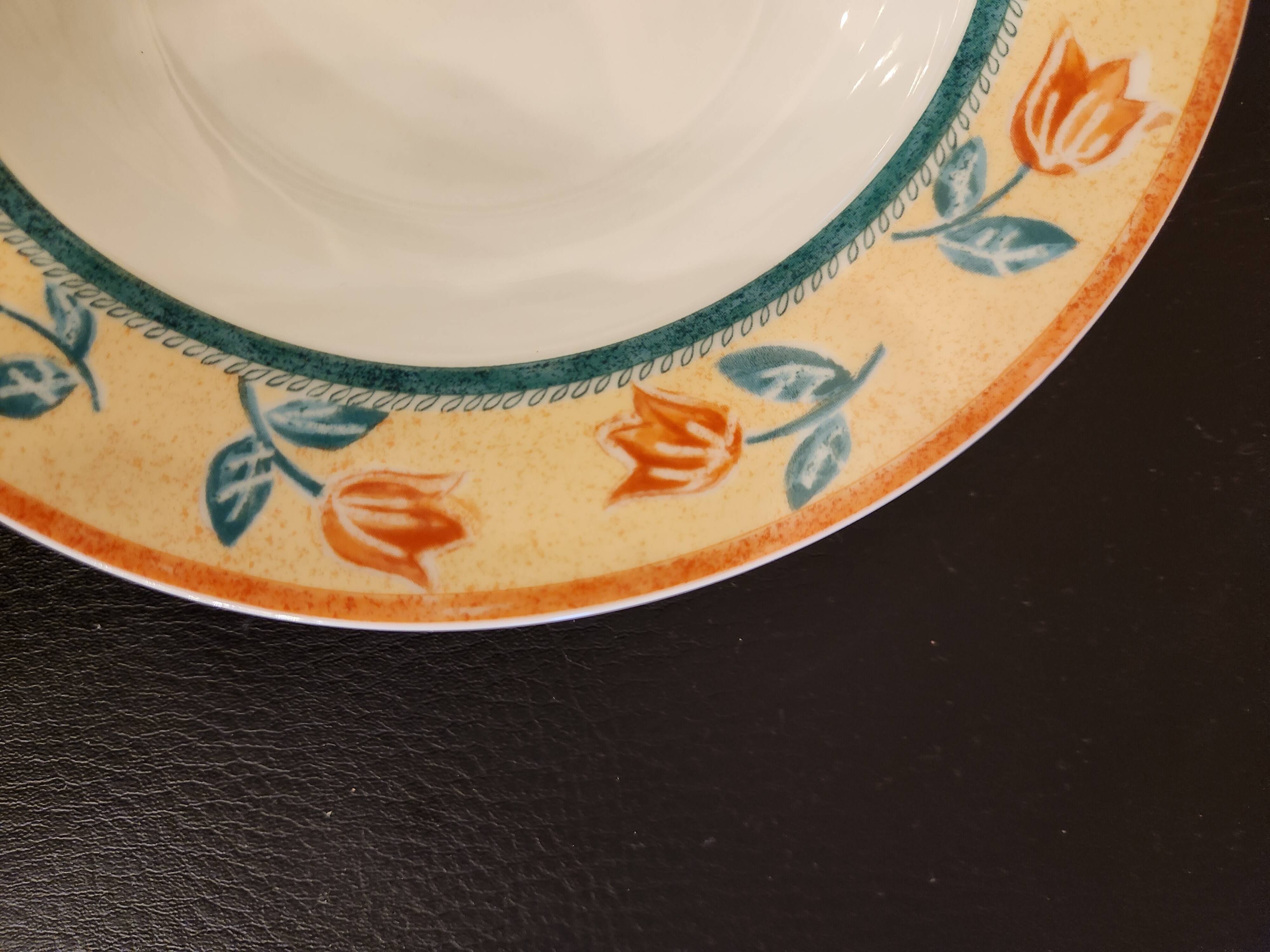 Lot de 6 assiettes creuses vintage - Collection Gallery