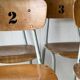 Chaises d'école, ensemble de 6