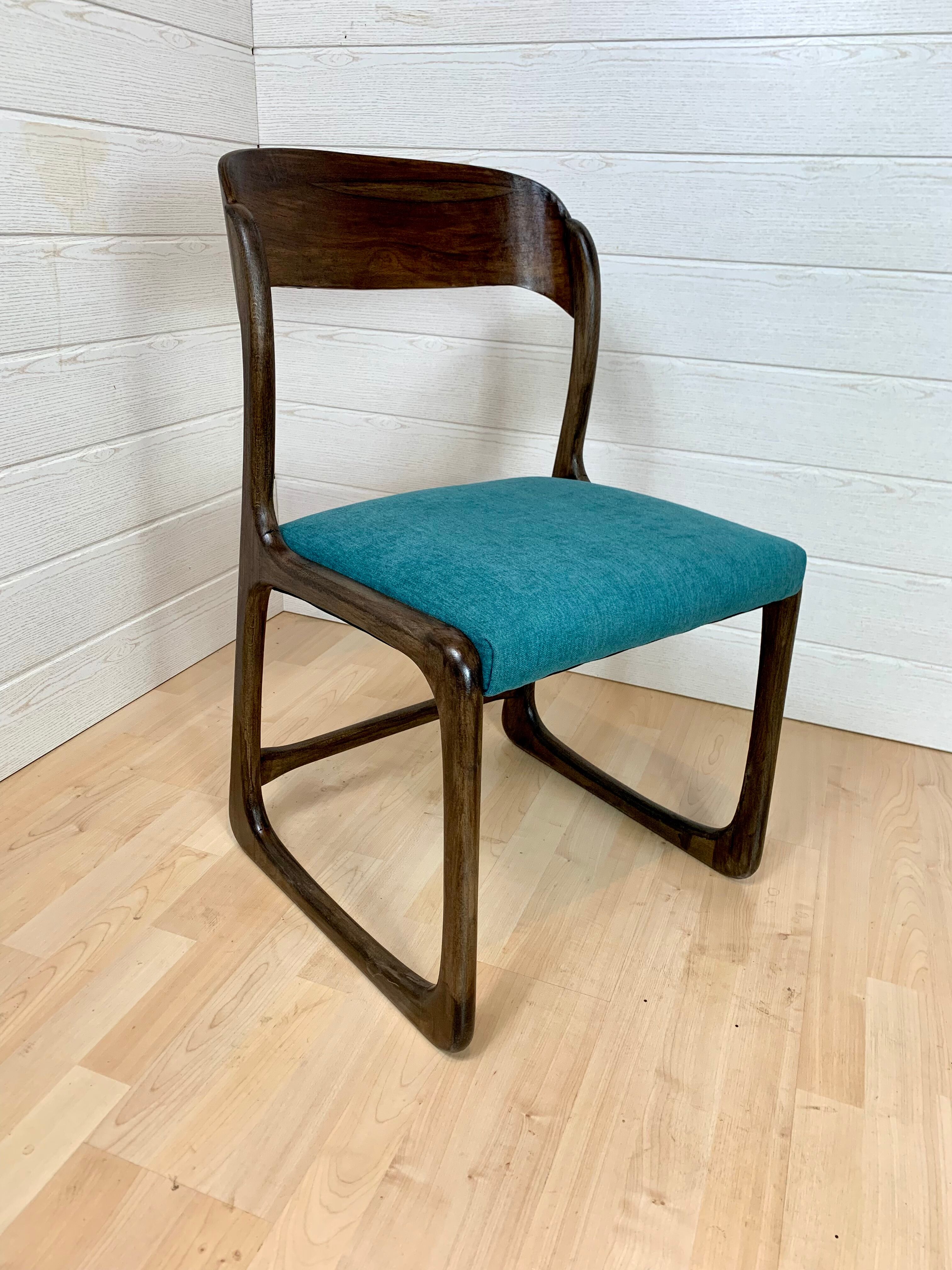 Restored sled chair - Baumann 1970