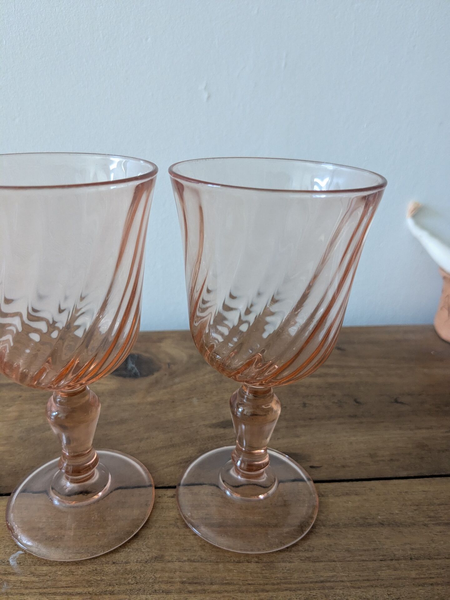Rosaline footed glasses