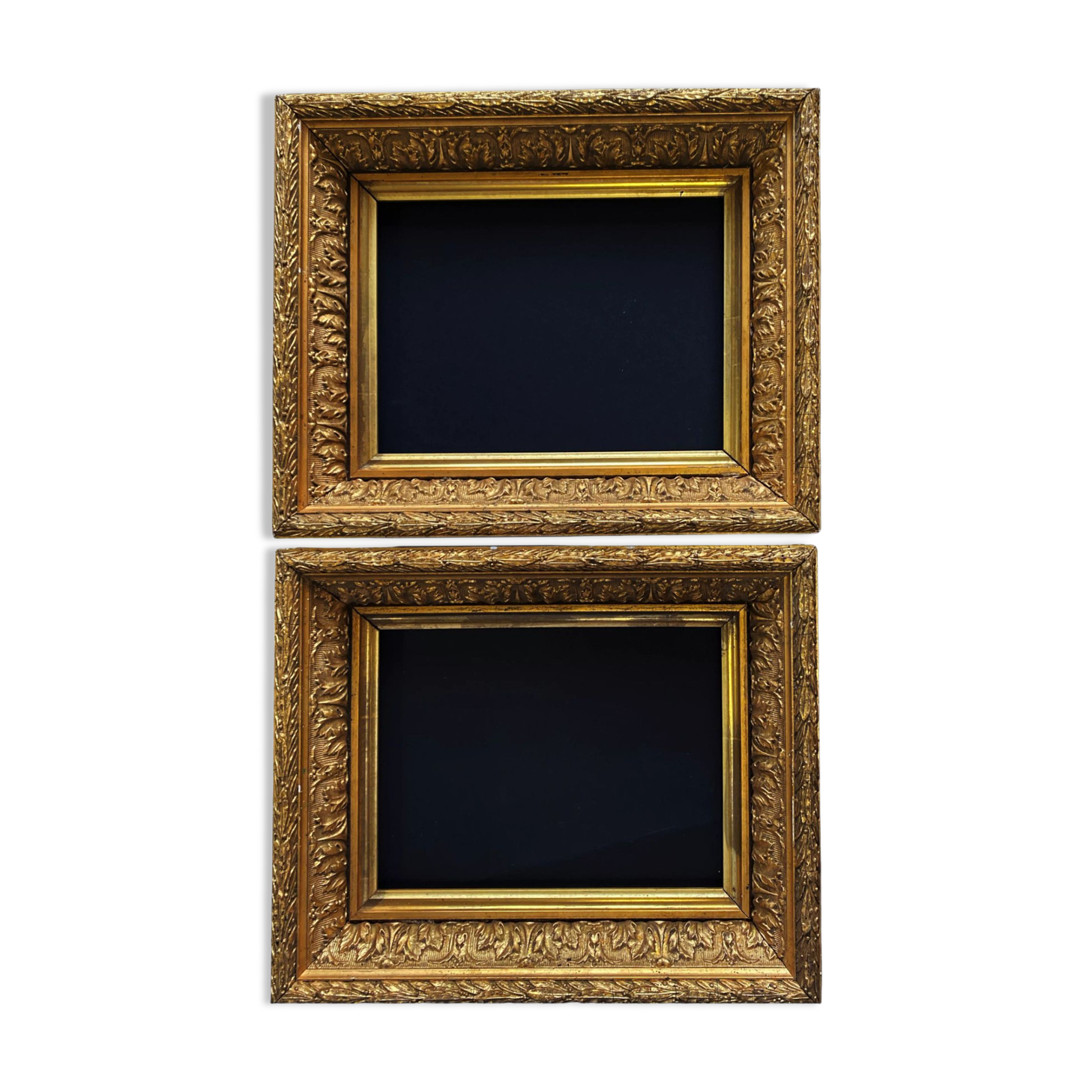 Pair of old frames Barbizon XIX° century for work of 17 / 23 cm
