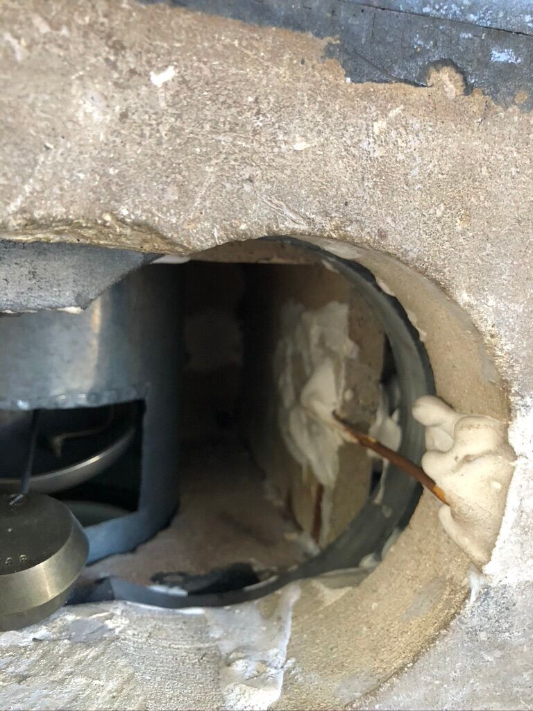 Black marble fireplace pendulum