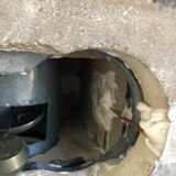 Black marble fireplace pendulum