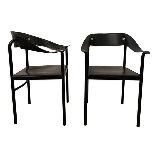 Paire de chaises Artelano, 1980
