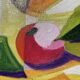 Modern still life, oil on canvas, fruit