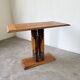 Dudouyt Courtray oak art deco console table