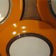 Small vintage orange and white Duralex plates
