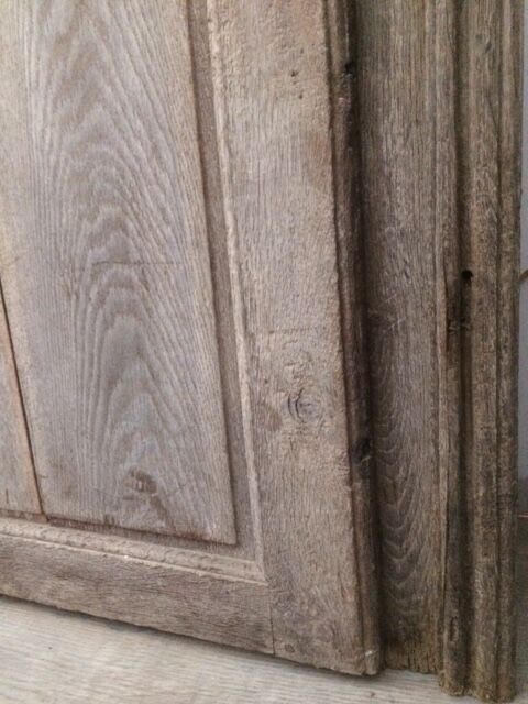 Antique door in solid oak