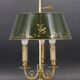 Bronze Gilt Bouillotte Lamp in Louis XVI Style with Three Lights