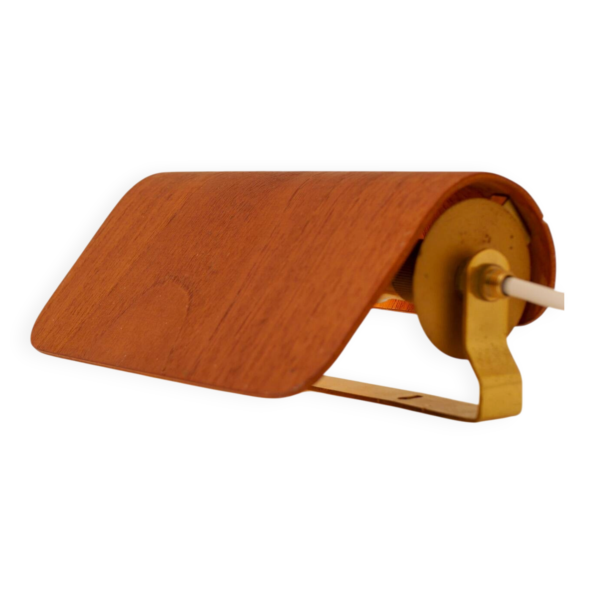 Vintage teak sconce. Mid-century modern classic Scandinavian design