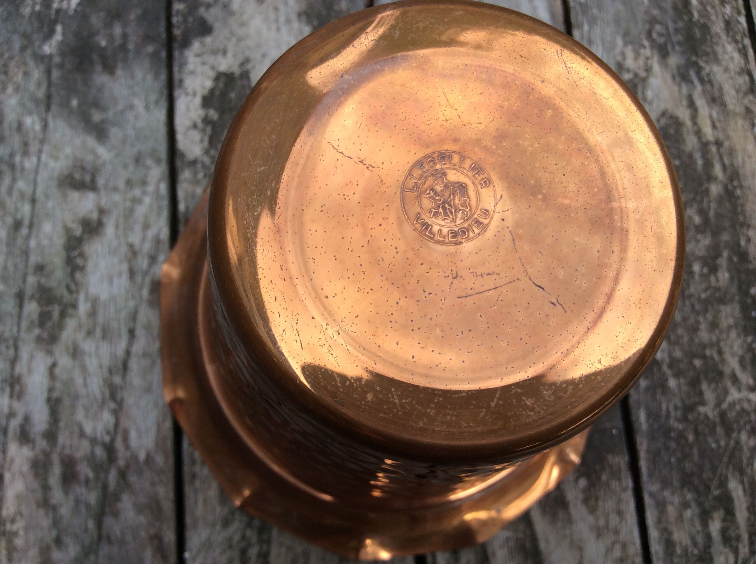 Copper pot cover