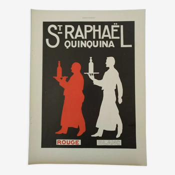 Publicité papier alcool St -Raphaël quinquina issue revue 1936