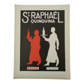 Paper alcohol advertisement St -Raphaël quinquina issue revised 1936