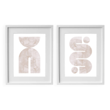 2 framed printed arts
