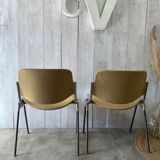 Pair of yellow Castelli chairs