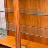 Louis XV display case in solid wood