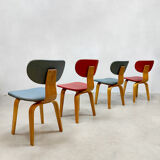 Vintage Dutch design dining chairs Pastoe