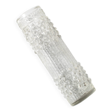 Vintage Pressed Glass Vase: CandleWax Design by František Pečený / 1972