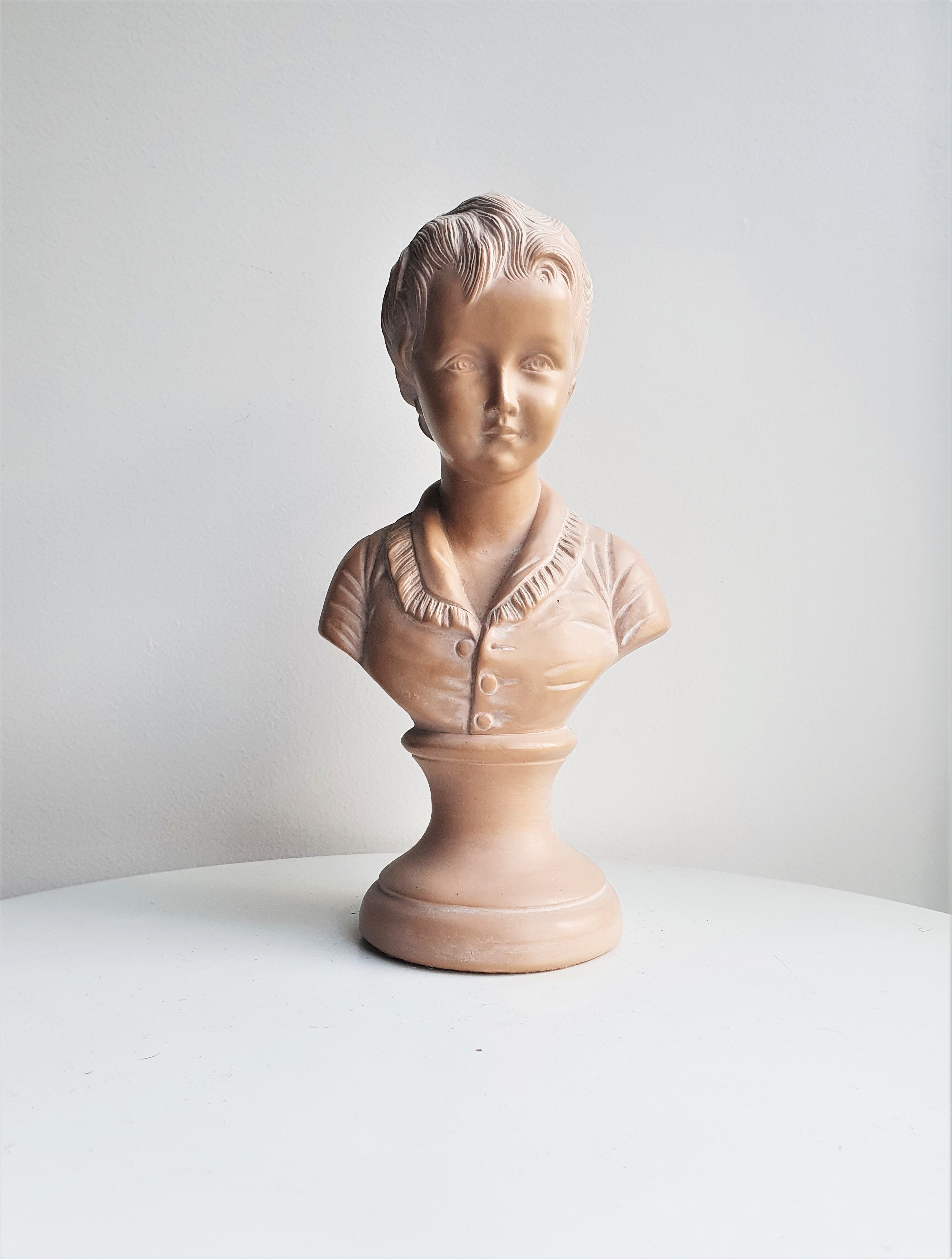 Plaster bust