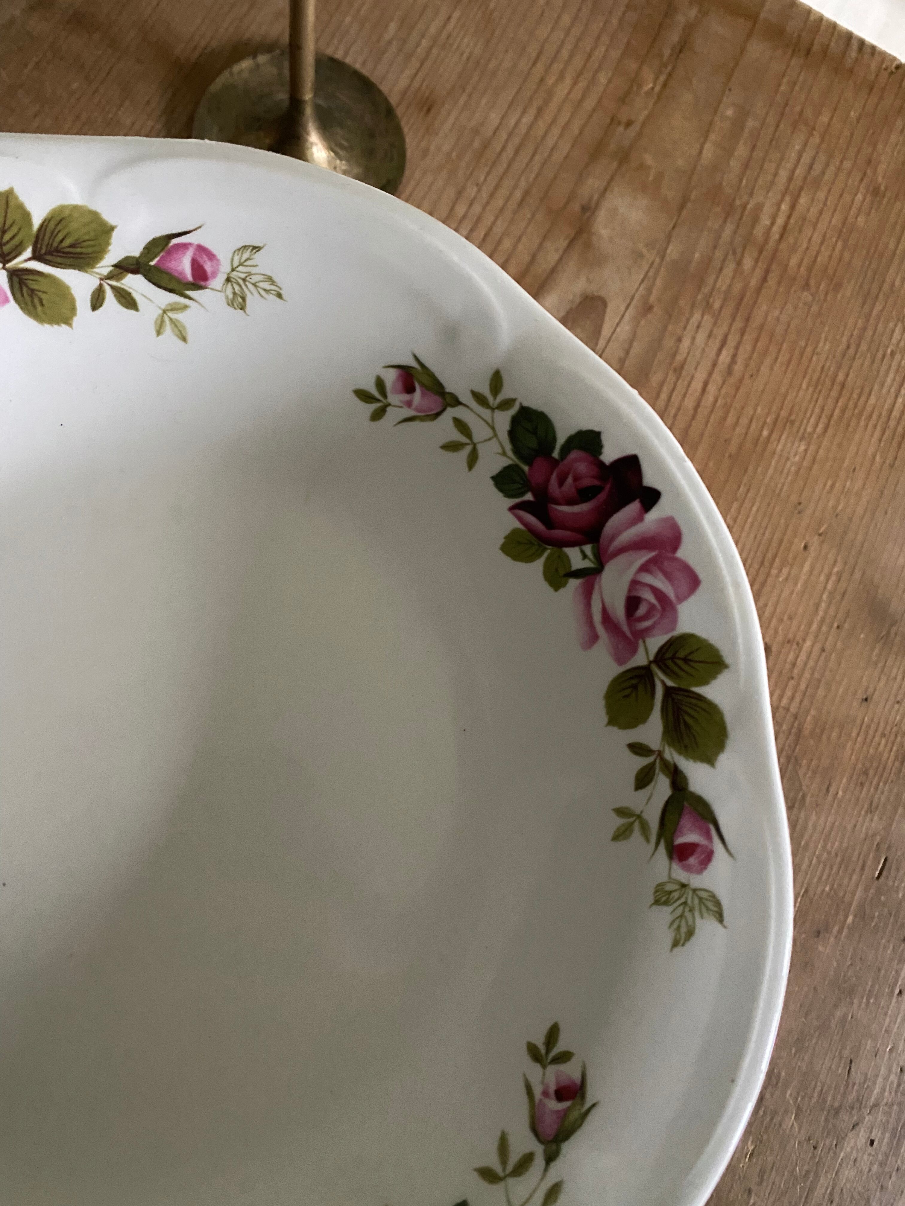 Set of 6 old hollow plates Gien model Champs
