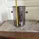 Old champagne ice bucket silver metal saint hilaire