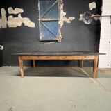 Old oak bookcase table 8 drawers