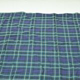 blue, black & green checkered plaid