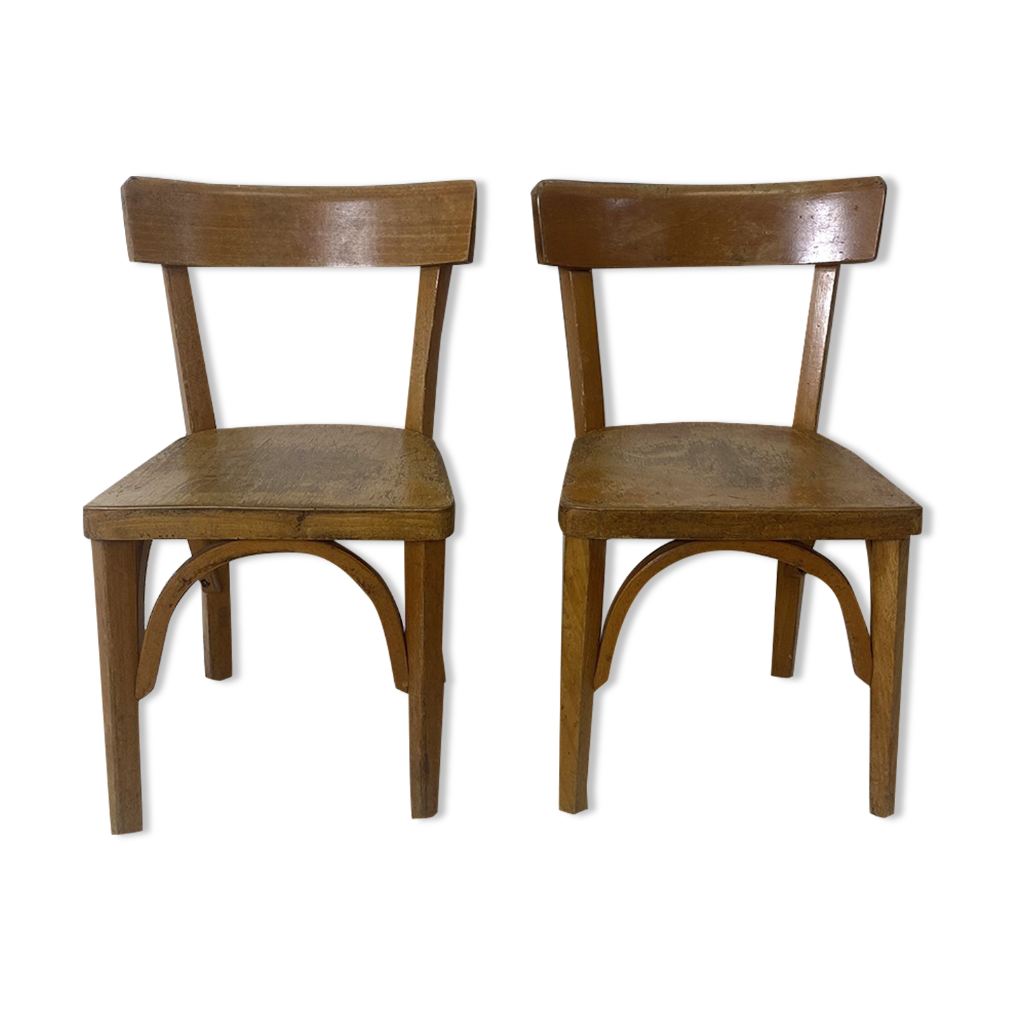 Paire de chaises d'enfant baumann 50's