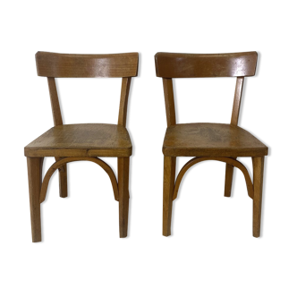 Pair of baumann 50's children's chairs