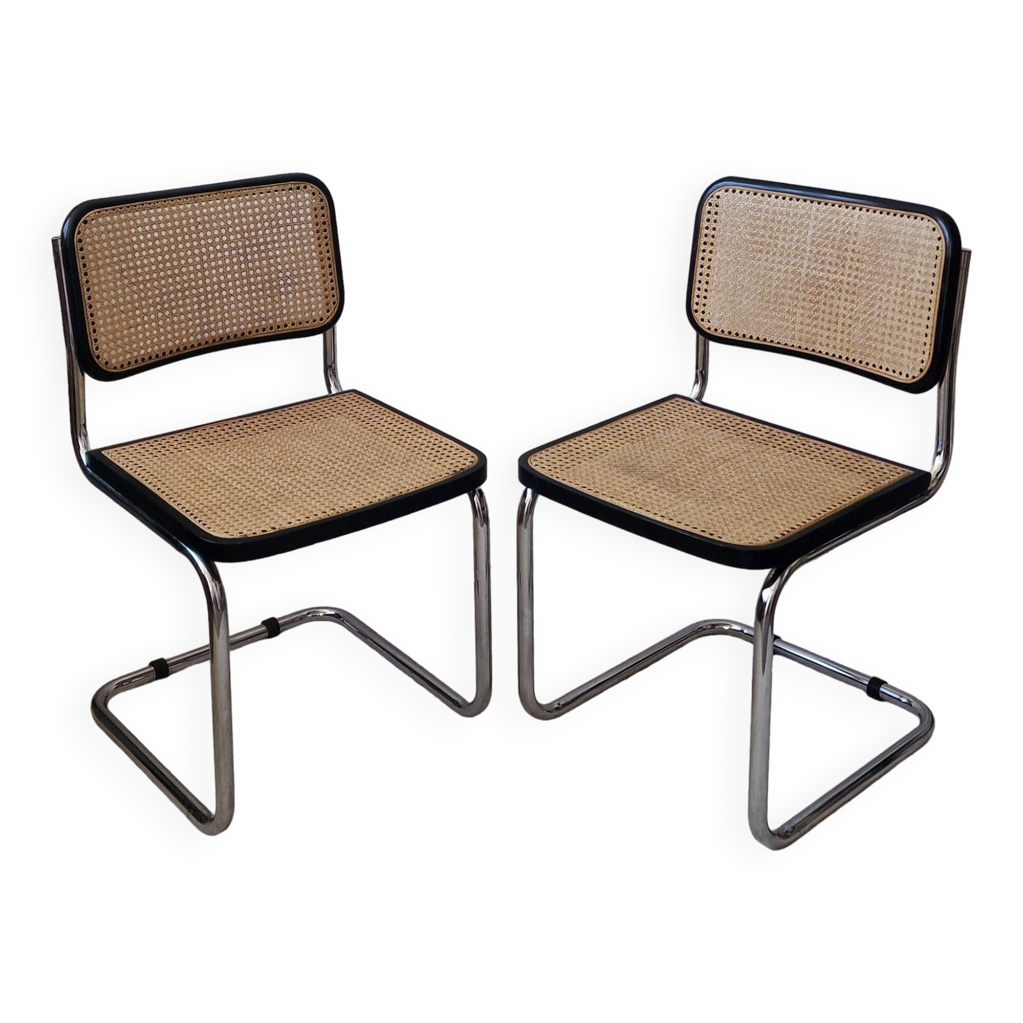 Paire de chaises Marcel Breuer Cesca B32