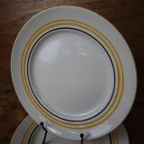 Set of 4 Moulin des Loups flat plates
