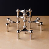 Stoff Nagel candle holders