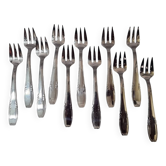 11 fourchettes à huîtres de 1980