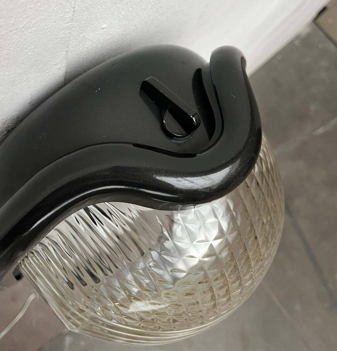 Wall Lamp Walnut Space Age Style Italian Modern Mid-Century by Achille Castiglioni for Flos, 1970s