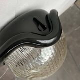 Wall Lamp Walnut Space Age Style Italian Modern Mid-Century by Achille Castiglioni for Flos, 1970s