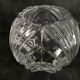 Ball vase in crystal