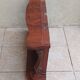 Large Empire mahogany mirror
