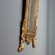 Antique mirror in gilded lime wood, Baroque sculptures, 18th century