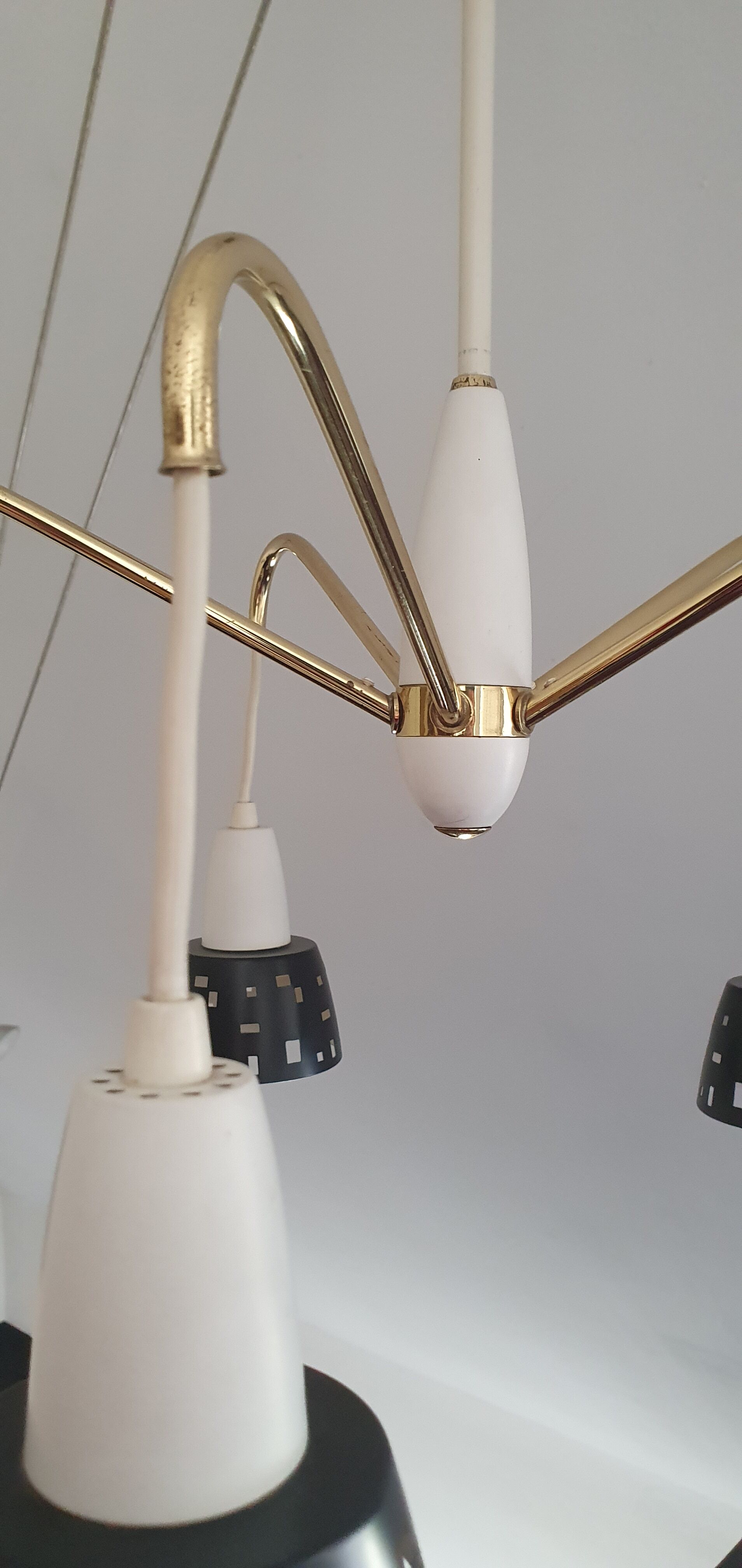 Modernist 1960s ceiling light