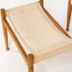 Chaise safari et ottoman en chêne par Niels Eilersen pour Erik Wørts
