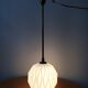 Vintage brass and opaline pendant