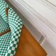 Vintage pine corner bench dining area